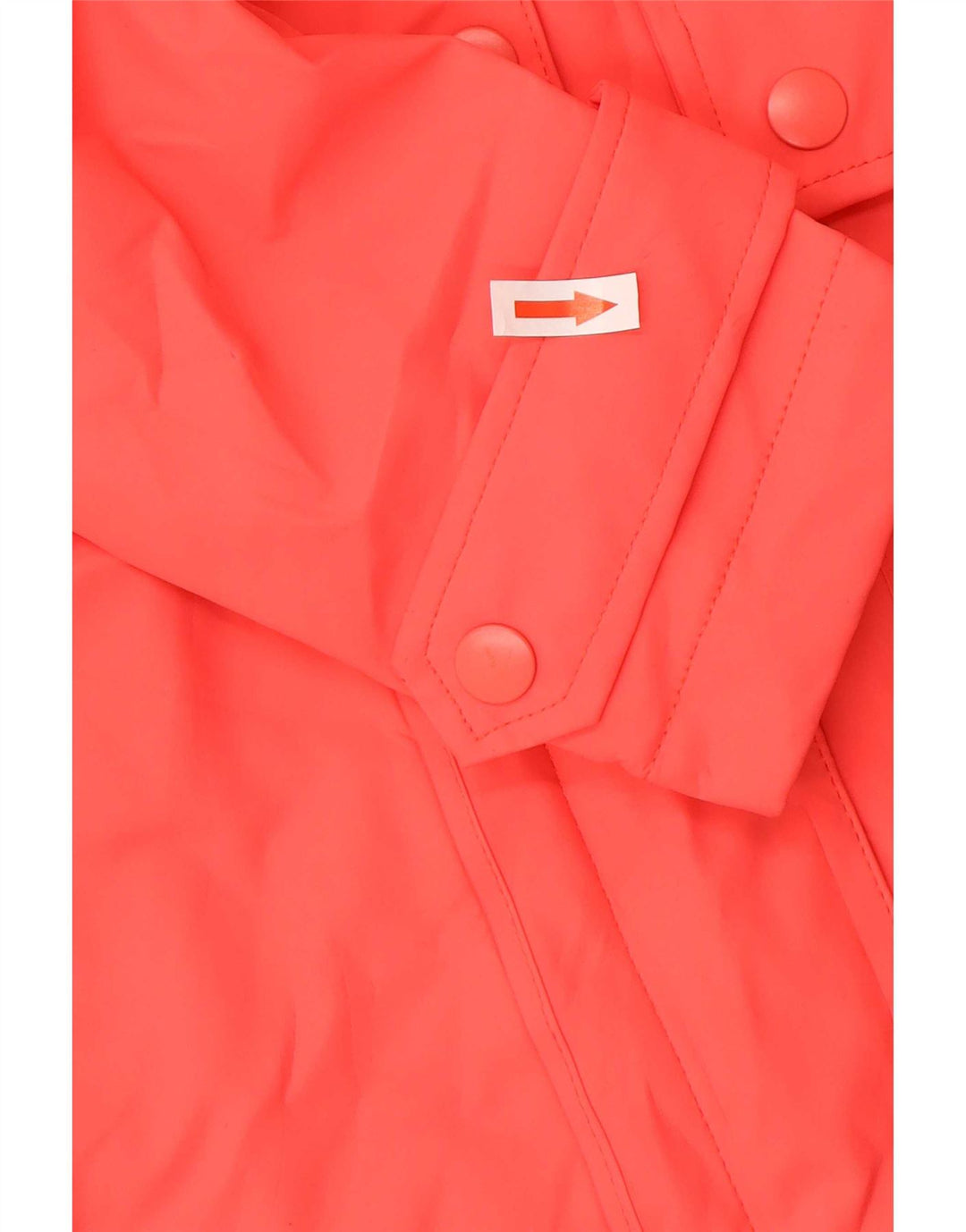 Giacca antipioggia oversize con cappuccio da donna Marks & Spencer UK 8 piccola arancione