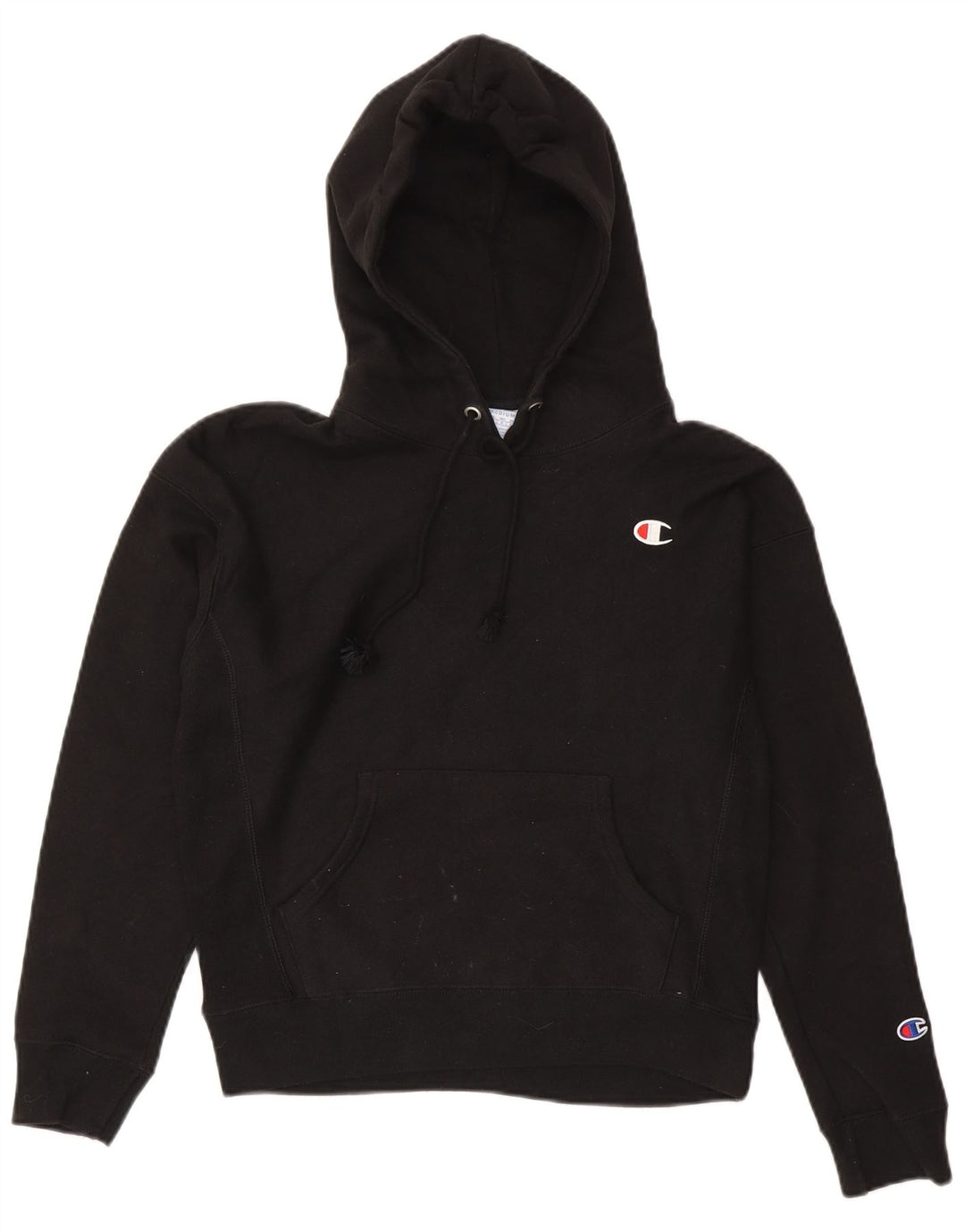 Felpa con cappuccio da donna Champion UK 14 cotone nero medio