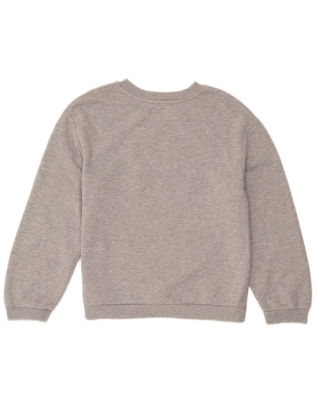 Felpa con grafica Zara da donna, maglione UK 10, piccola, grigia chiazzata