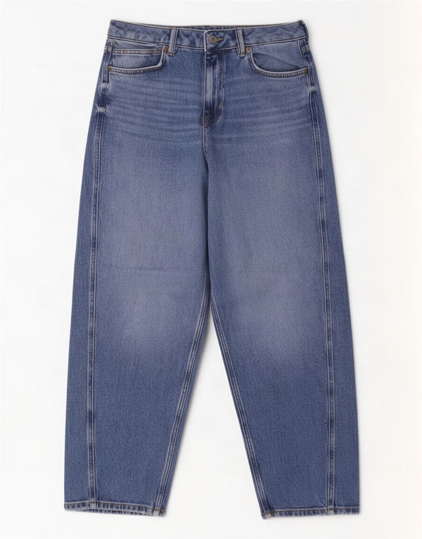Jeans a gamba larga Marks & Spencer da donna Carrot UK 14 Large W32 L28 Blu