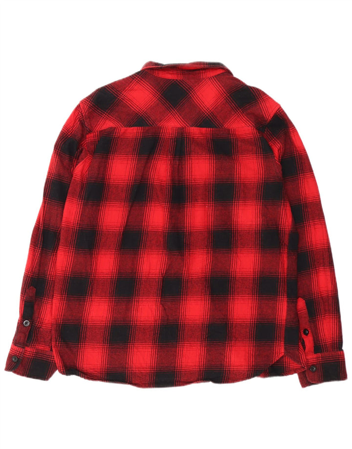 Camicia da uomo in flanella Mountain Warehouse XL in cotone a quadri rossi