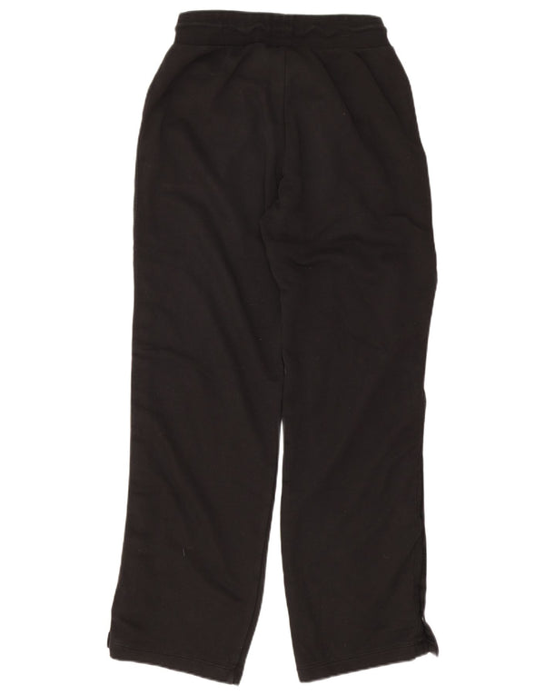 Pantaloni da tuta con grafica Nike da donna UK 10 piccoli in cotone nero
