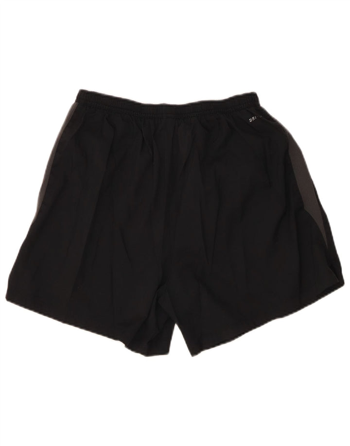 Pantaloncini sportivi Nike Dri Fit da uomo color block medio nero