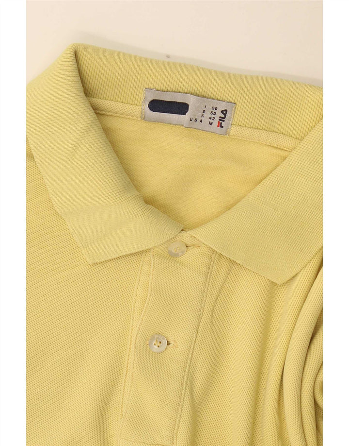 Polo da uomo Fila giallo medio