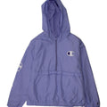 CHAMPION Girls Hooded Pullover Rain Jacket 13-14 Years XL  Purple Vintage Champion and Second-Hand Champion from Messina Hembry 