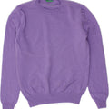 BENETTON Womens Crew Neck Jumper Sweater UK 8 Small Purple Vintage Benetton and Second-Hand Benetton from Messina Hembry 