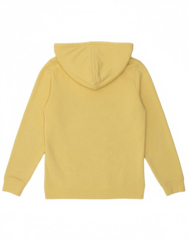Maglione con cappuccio e zip grafica da donna Animal UK 12 Cotone giallo medio