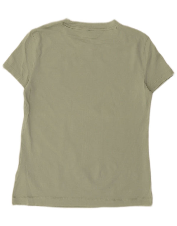 T-shirt da donna Guess Top UK 12 cotone verde medio
