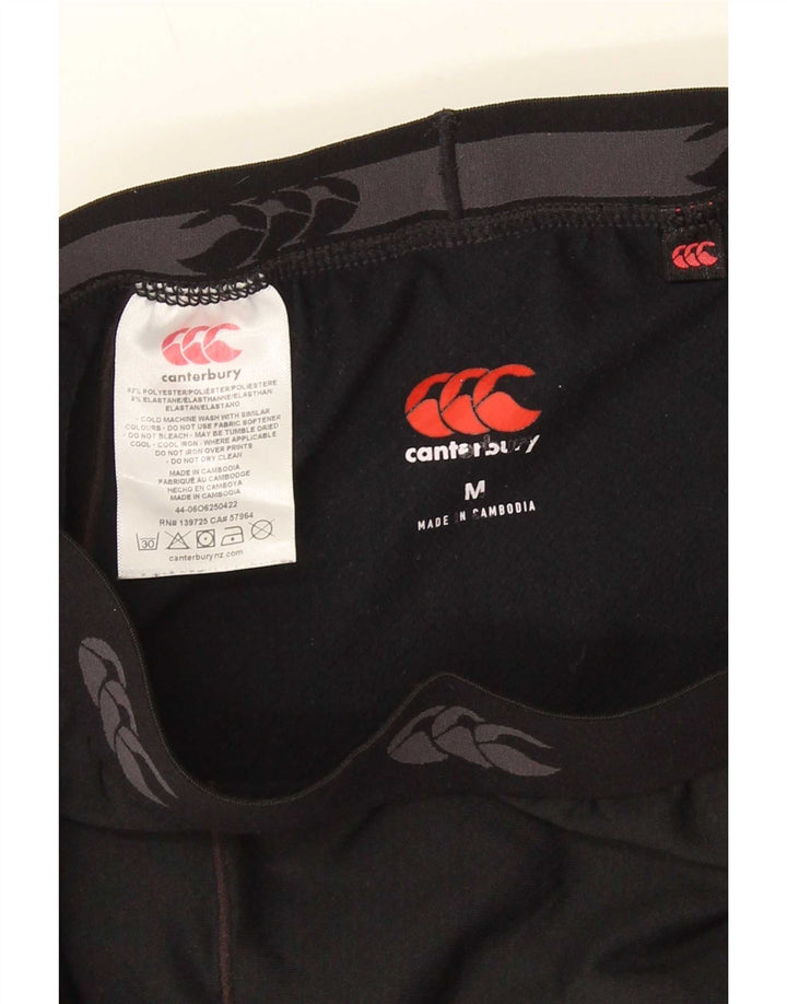 Leggings grafici da uomo Canterbury poliestere nero medio