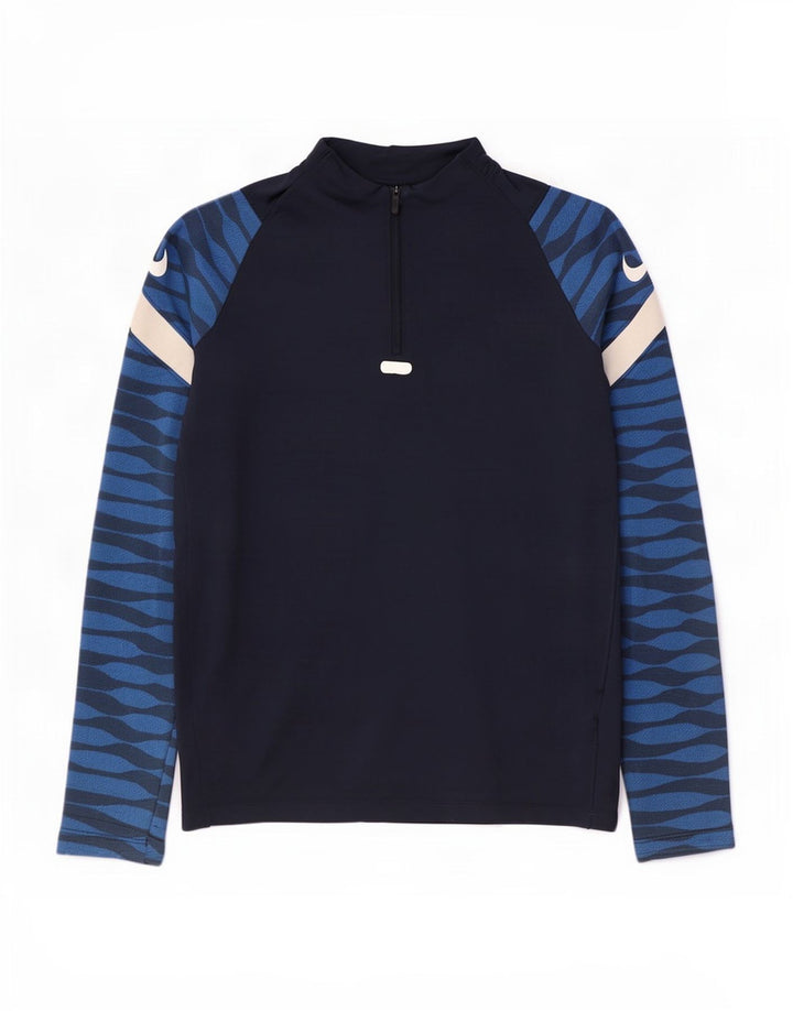 Top della tuta pullover Nike da bambino Dri Fit 13-14 anni XL blu navy