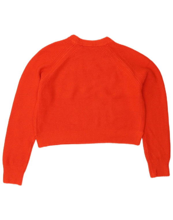 Maglione maglione girocollo corto da donna French Connection UK 6 XS Arancione