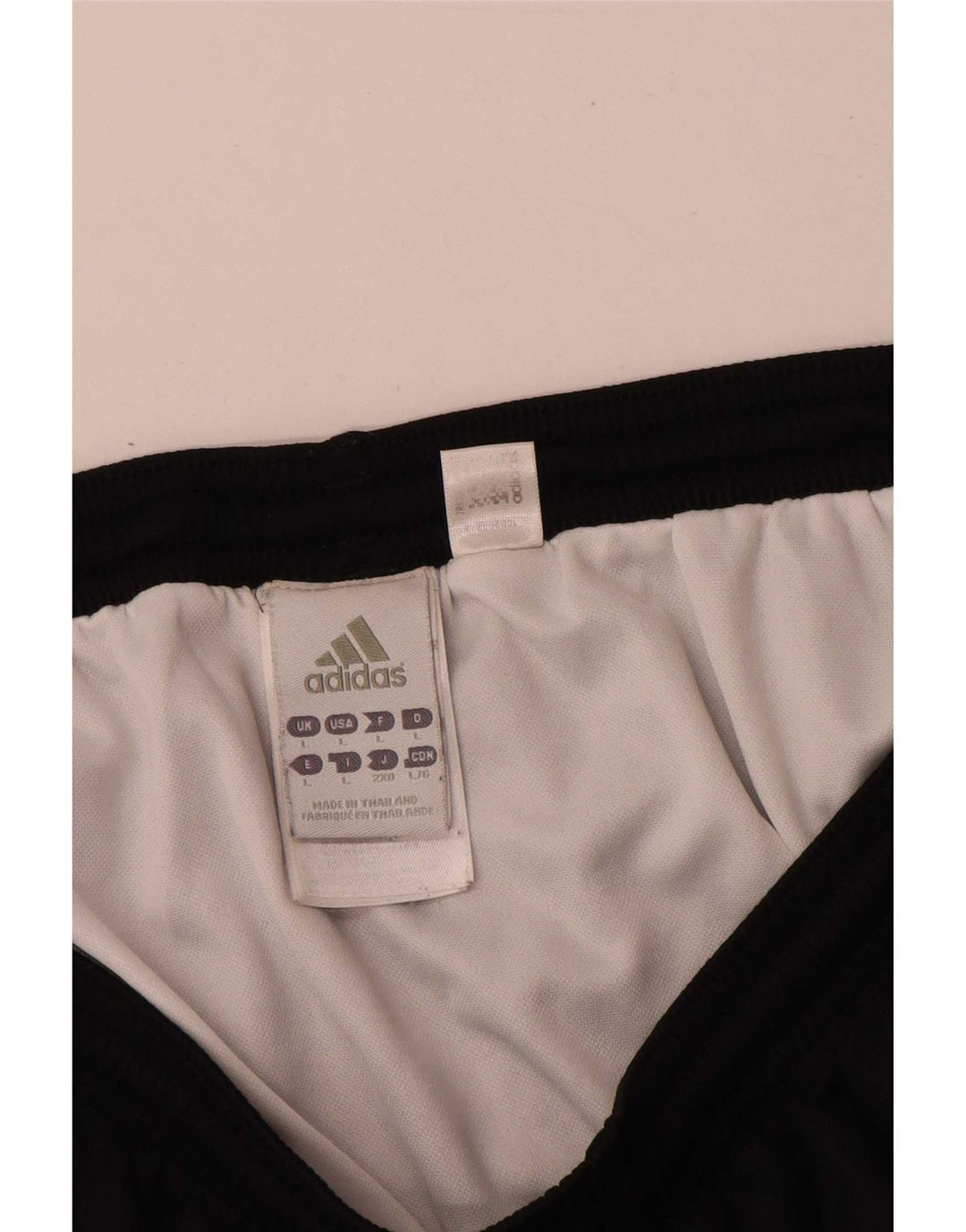 Pantaloncini sportivi da uomo Adidas grandi in poliestere nero