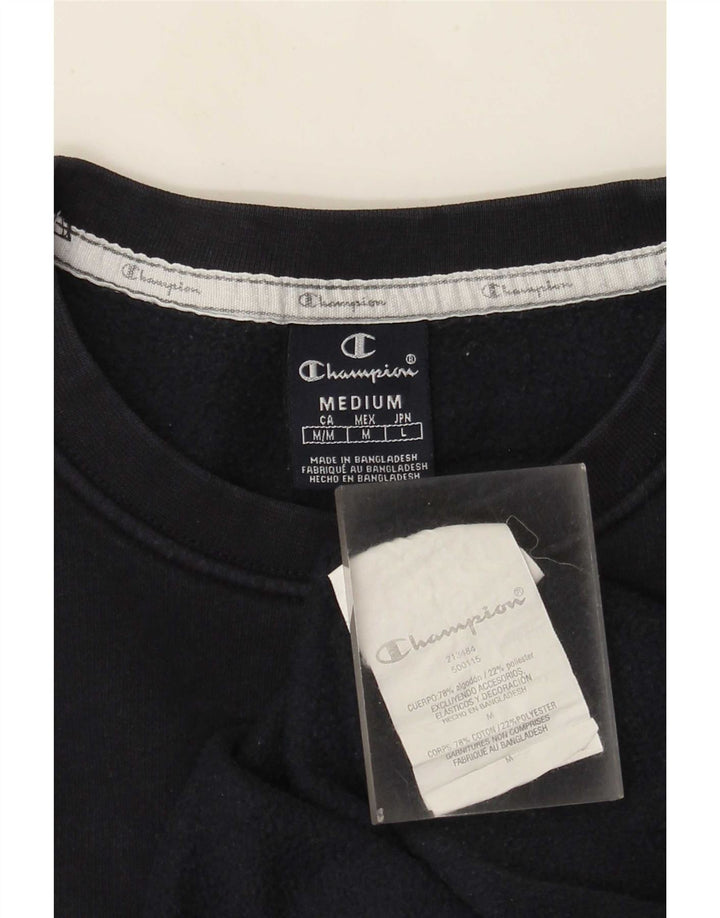 Felpa da uomo Champion Felpa media in cotone blu navy