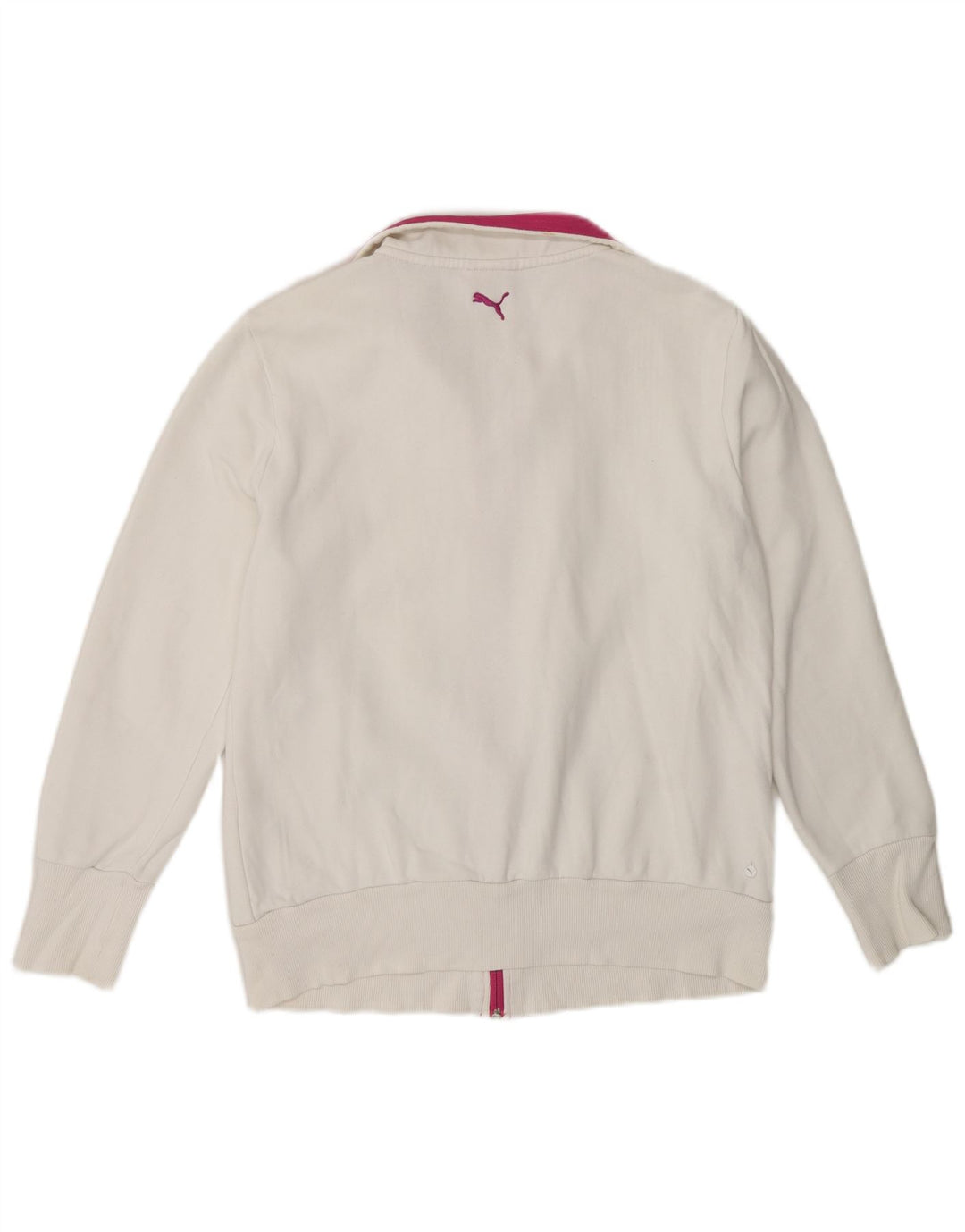 Giacca da ginnastica da donna con grafica Puma UK 14 Large White Colourblock