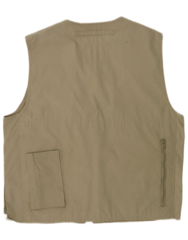 Wilkes&Akerman Gilet da uomo, pratico, UK 40, grande, kaki