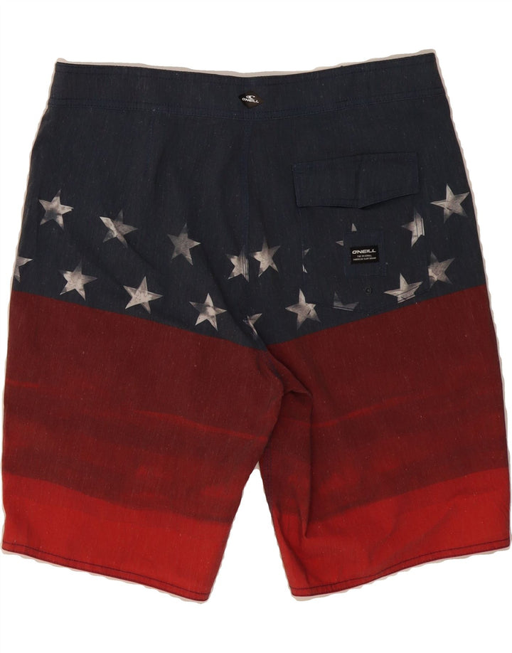 O'NEILL Mens Swimming Shorts Medium  Red Colourblock Polyester Beach Vintage O'Neill and Second-Hand O'Neill from Messina Hembry 