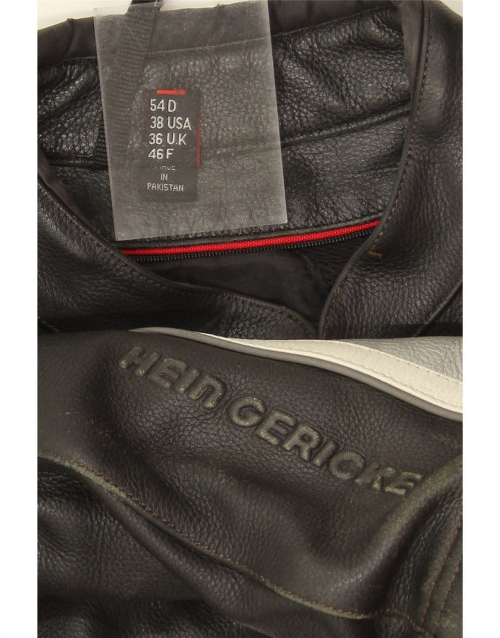 Giacca da moto da pilota da uomo Hein Gericke UK 36 Small Black Colourblock