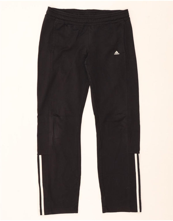 Pantaloni da tuta da donna Adidas UK 8/10 Small Nero Poliestere