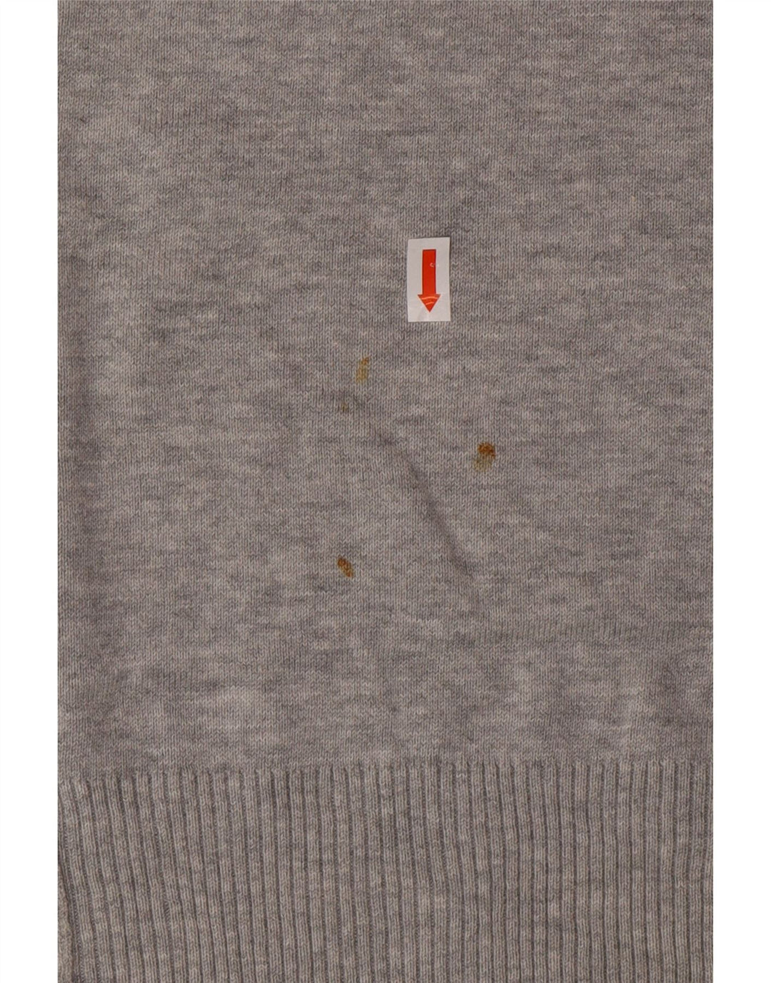 DIESEL Maglione maglione girocollo con grafica da uomo grande cotone grigio