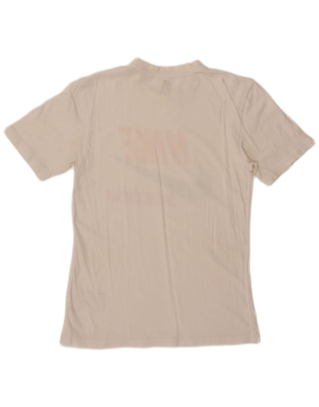 T-shirt grafica da uomo NIKE Top UK 34/35 XS cotone bianco