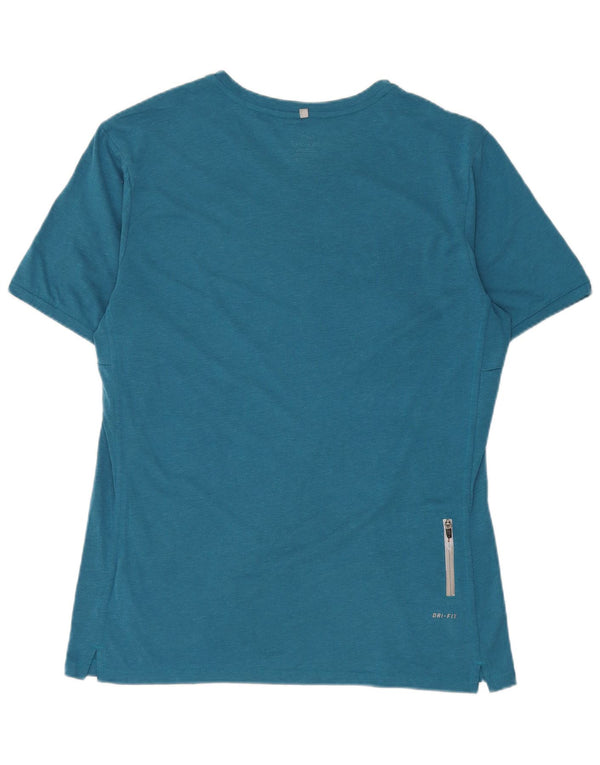 T-shirt Nike Dri Fit da uomo, grande, in poliestere blu