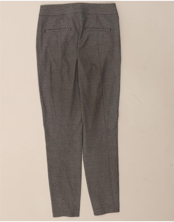 Pantaloni da abito slim da donna Reiss UK 8 piccoli W26 L27 pied de poule grigio