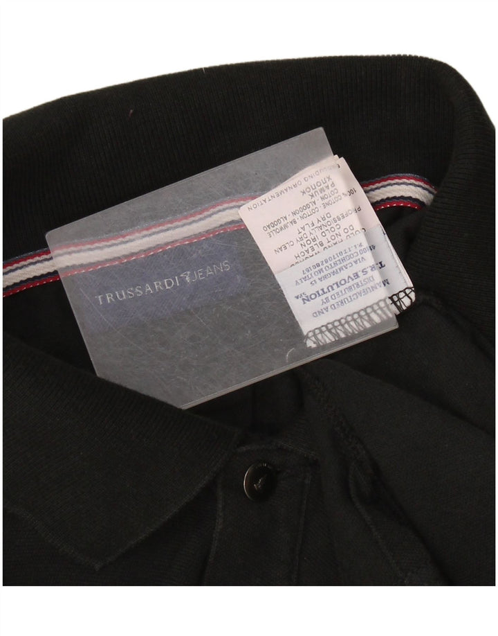 Polo Uomo TRUSSARDI JEANS 3XL Cotone Nero