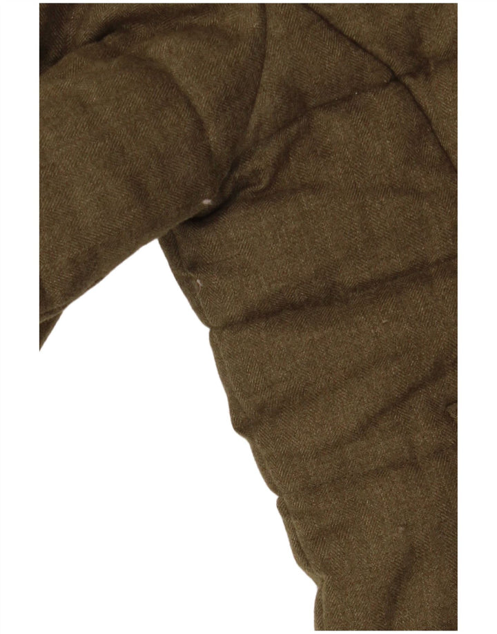 Giacca imbottita da donna con cappuccio Superdry UK 14 Medium Khaki Winter