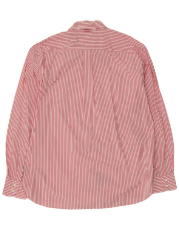 Camicia da uomo Tommy Hilfiger XL in cotone a righe rosa