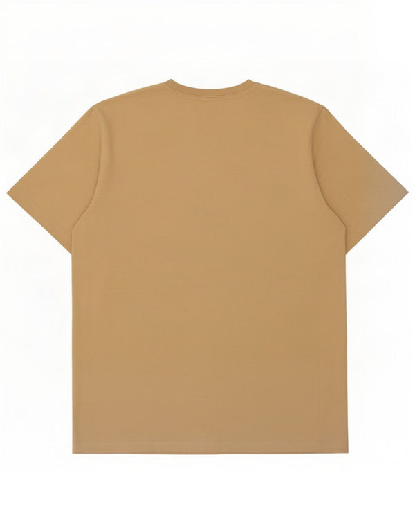 T-shirt grafica da uomo Champion Top grande in cotone beige
