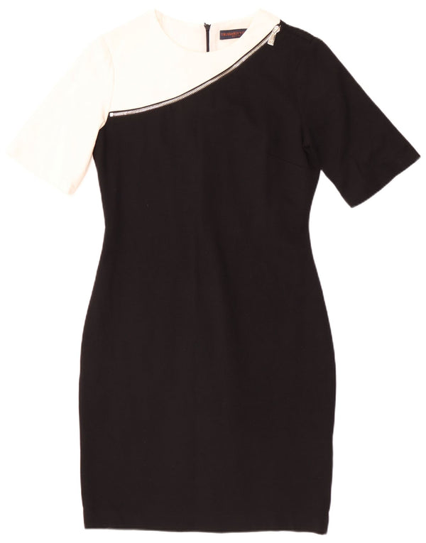 Abito Tubino Donna Trussardi IT 42 Medium Nero Colourblock Viscosa