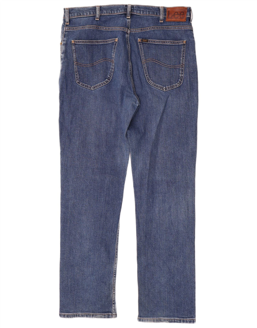 Jeans dritti da uomo Lee Brooklyn W36 L32 cotone blu
