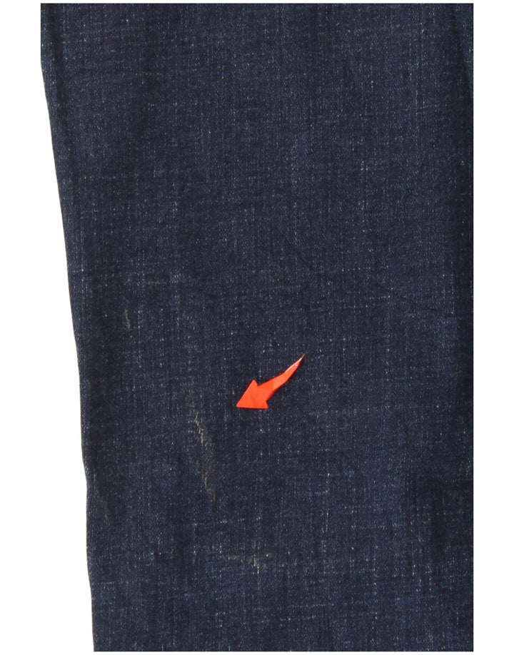 LEVI'S Jeans dritti classici da donna US 10 Large W30 L30 Cotone blu navy