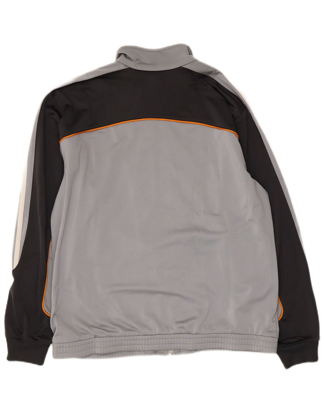 Giacca da ginnastica da uomo Adidas Top Giacca in poliestere color block grigio medio