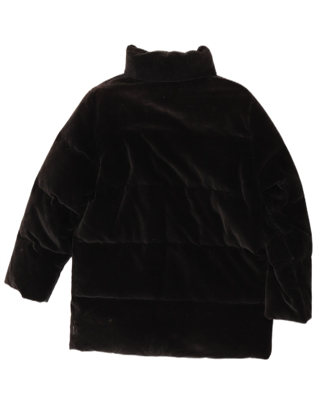 Moncler Giacca imbottita oversize in velluto da donna taglia 0 XS cotone nero