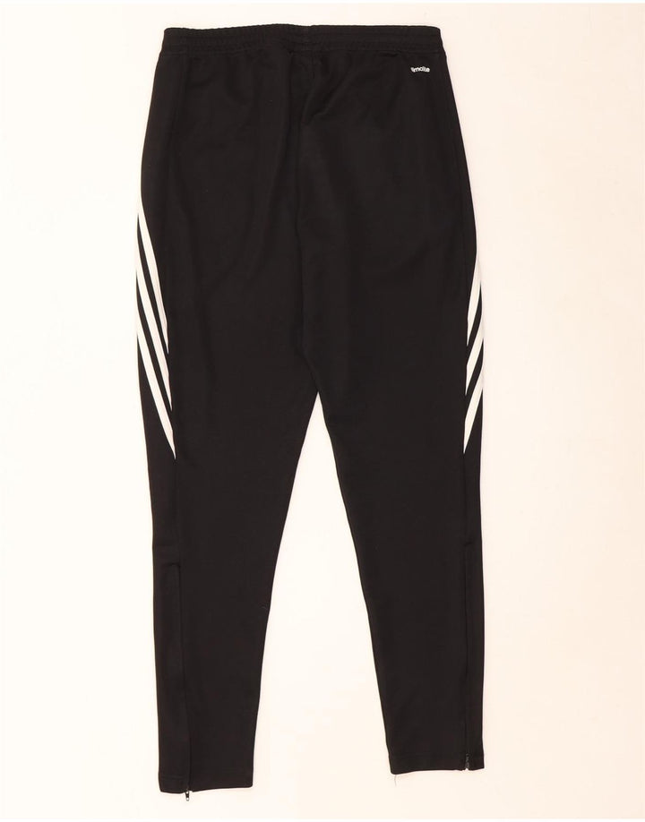 Pantaloni da tuta Adidas Climalite da uomo medio poliestere nero