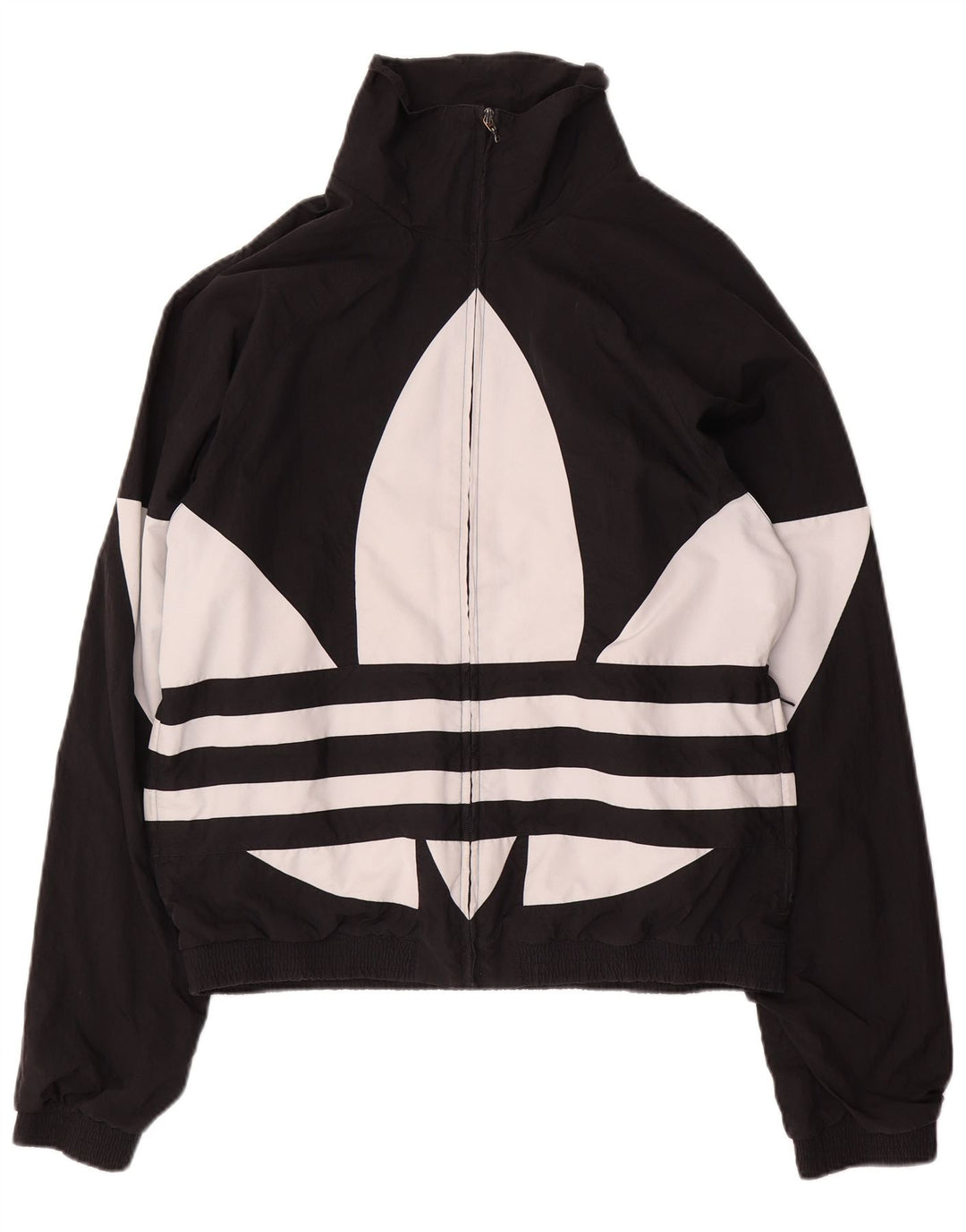 Tuta intera Adidas da uomo con grafica media nera in poliestere