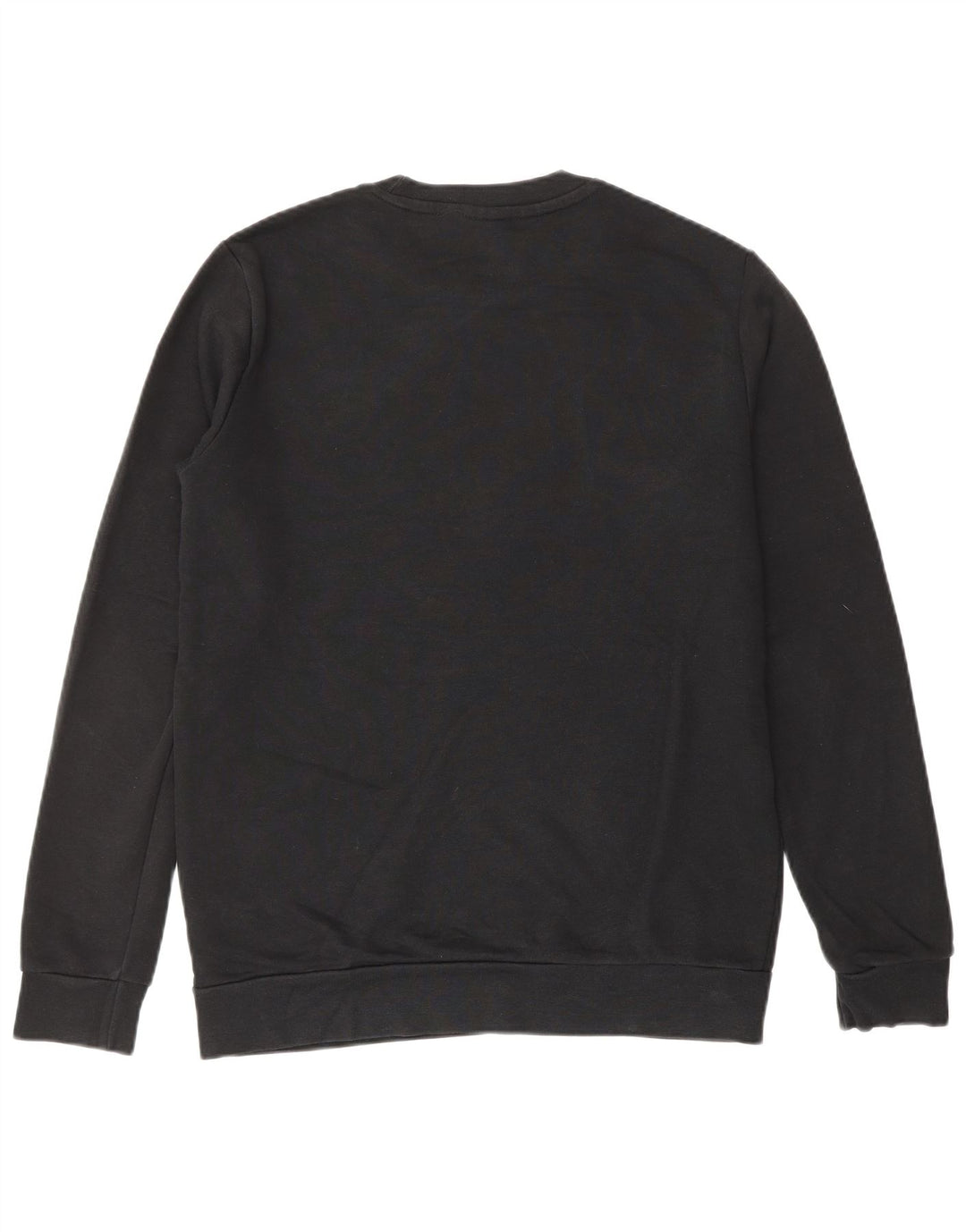 Felpa grafica da uomo ADIDAS, maglione piccolo, cotone nero