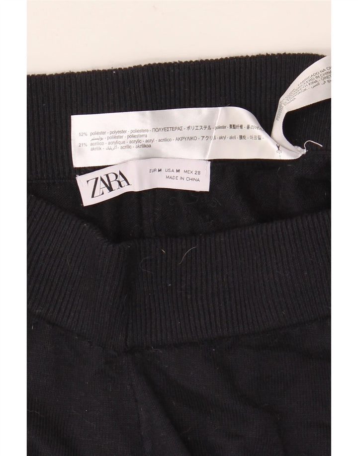 Pantaloni da tuta da donna Zara UK 14 Poliestere blu navy medio