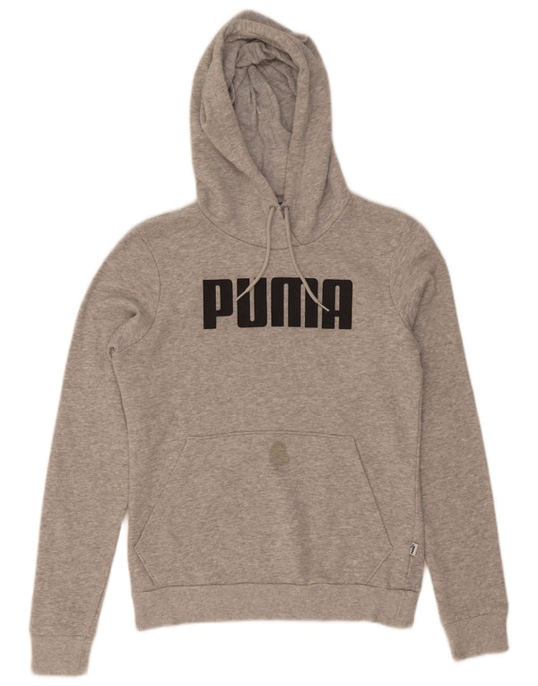 Felpa con cappuccio grafica da donna Puma UK 8 Small Cotone grigio