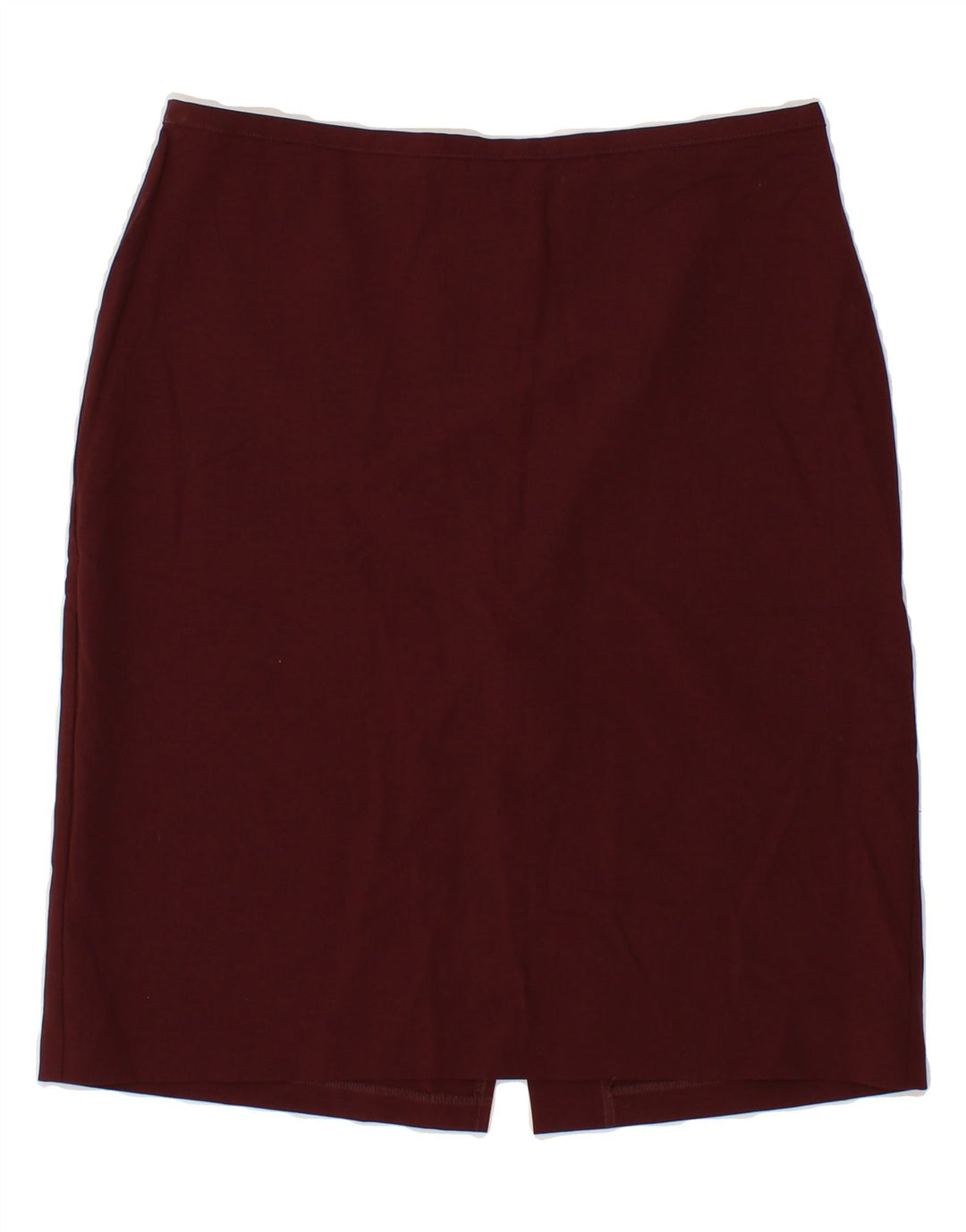 BENETTON Womens Pencil Skirt IT 46 Large W32  Burgundy Wool Vintage Benetton and Second-Hand Benetton from Messina Hembry 