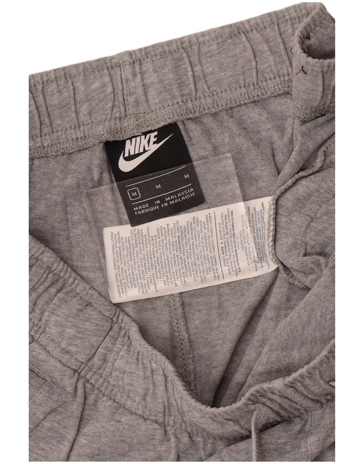 Pantaloncini sportivi Nike da uomo in cotone grigio medio