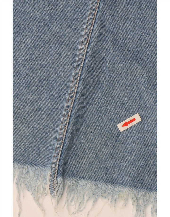 Gaelle Gonna denim da donna W26 piccola in cotone blu