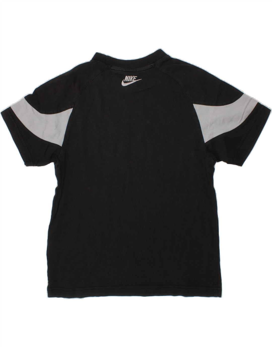 NIKE Boys Graphic T-Shirt Top 8-9 Years Small Black Vintage Nike and Second-Hand Nike from Messina Hembry 