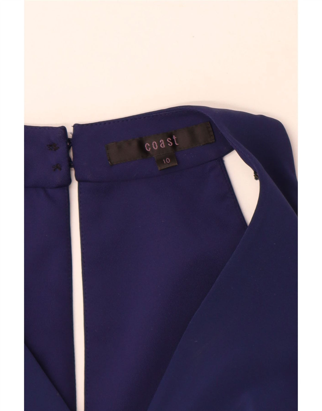 Abito lungo senza maniche da donna Coast UK 10 piccolo blu