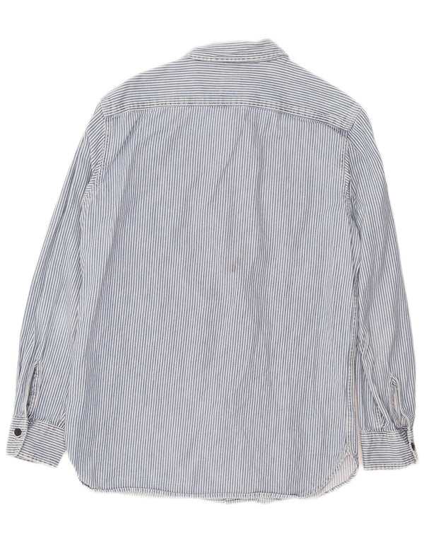 Camicia Levi's da uomo dalla vestibilità rilassata XS blu gessato