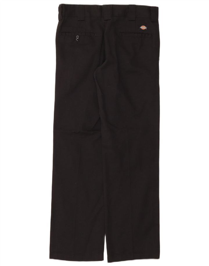 Pantaloni chino dritti slim da uomo Dickies W30 L32 poliestere nero