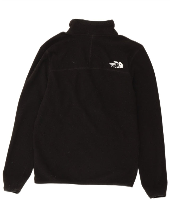 Maglione in pile per ragazze con collo con zip THE NORTH FACE 12-13 anni poliestere nero