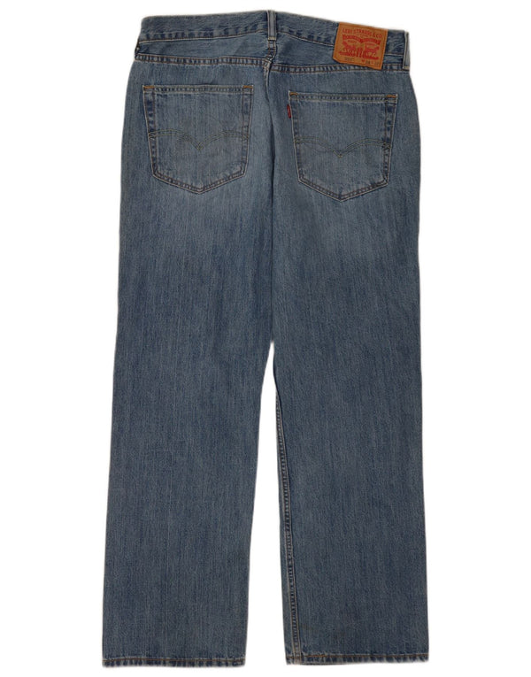 Levi's Uomo 559 Jeans dritti dalla vestibilità rilassata W34 L30 Cotone blu