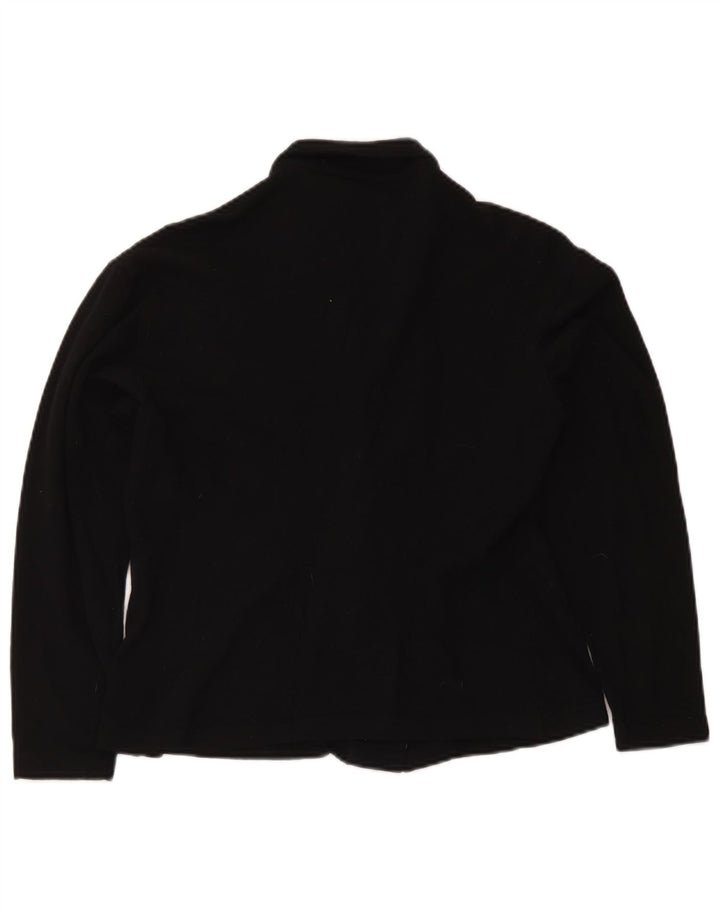 Camicia Studio da donna a maniche lunghe vestibilità regolare UK 14 Large Black Wool Classic